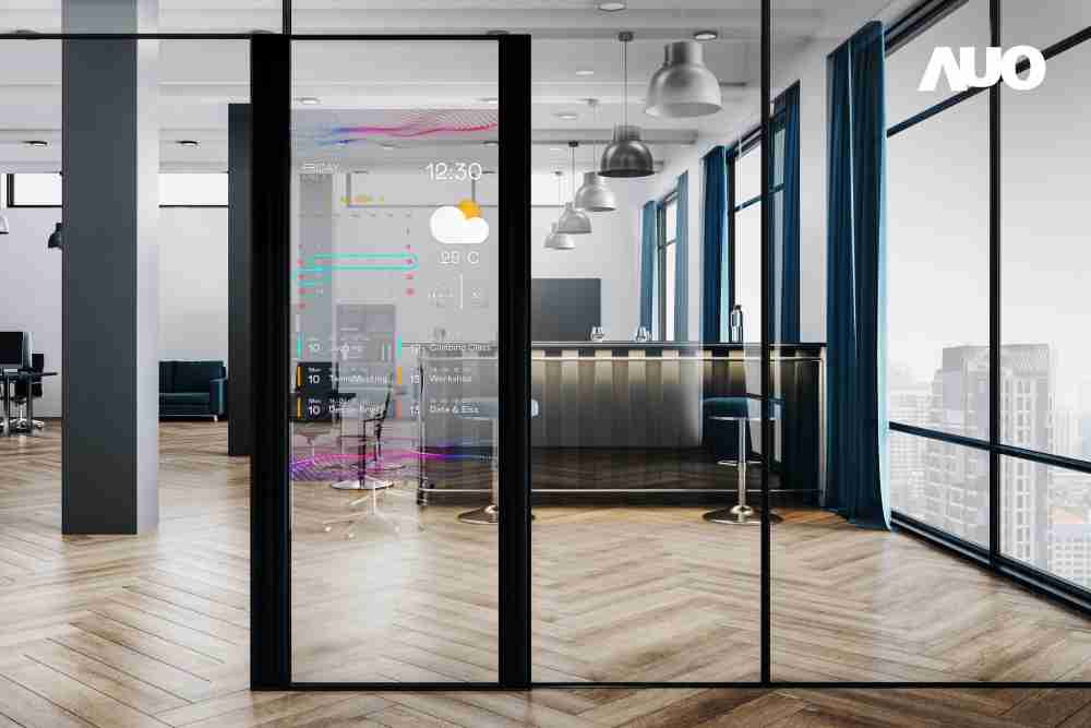 万利致力于研发低能耗之绿色产品，，如低能耗发光组件Micro LED显示技术，，，具高透明、、、可无限拼接的特性，，，可依需求调整并延伸应用于不同场域，，，包括汽车侧窗或家庭玄关、、智慧橱窗、、商业展示等